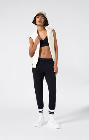 Women’s Cuffed Slim Fit Pants with Zip Pockets C-Tech