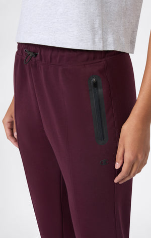 Pantaloni Donna Slim Fit Con Polsini E Tasche Con Zip C-Tech