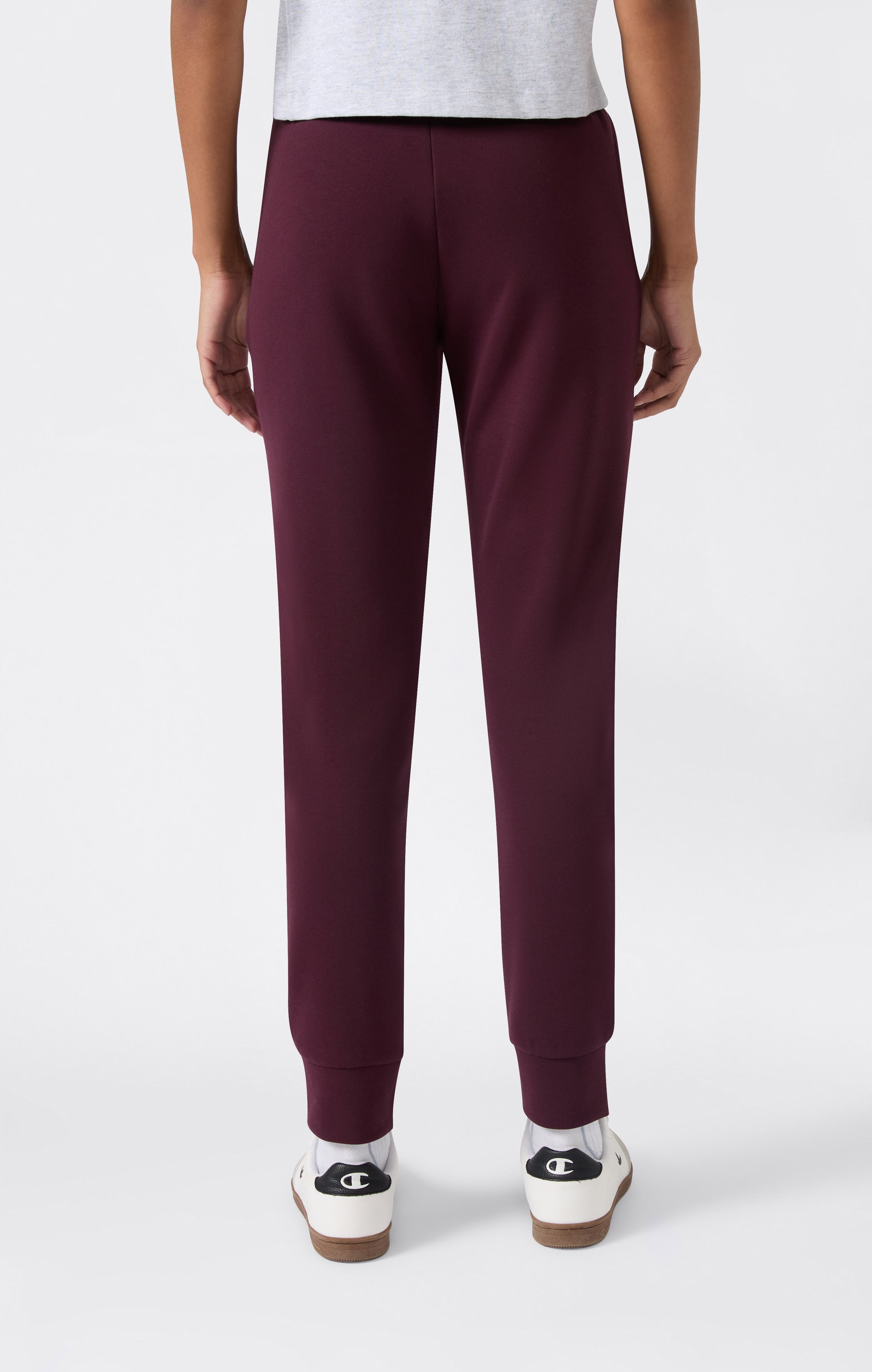 Pantaloni Donna Slim Fit Con Polsini E Tasche Con Zip C-Tech