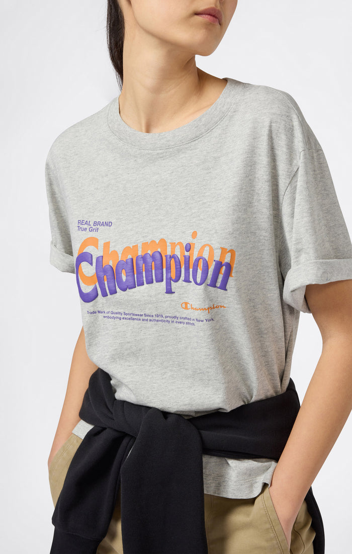 T-shirt Graphique Coupe Ample pour Femme