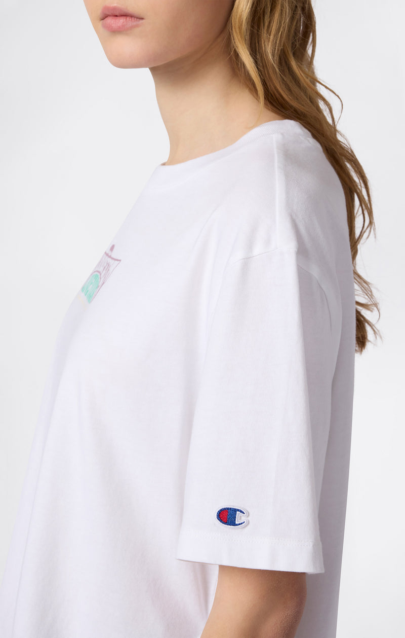 T-shirt Graphique Coupe Ample pour Femme