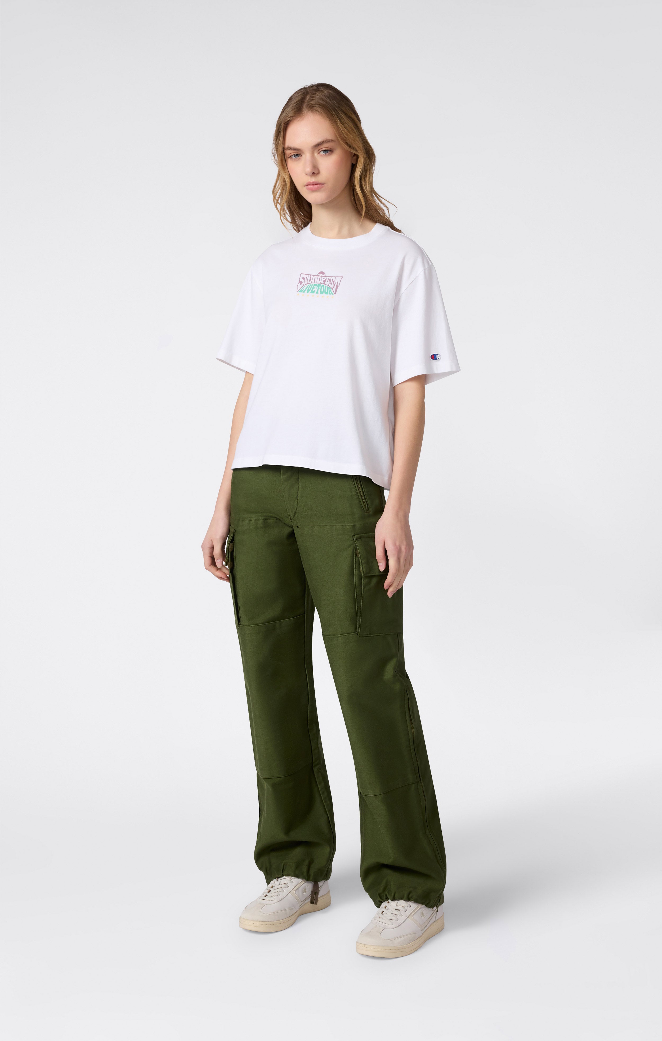 T-shirt Graphique Coupe Ample pour Femme