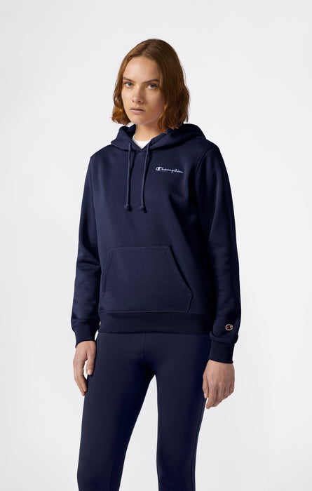 Women’s Fleece Hoodie with Small Embroidered Logo Icons