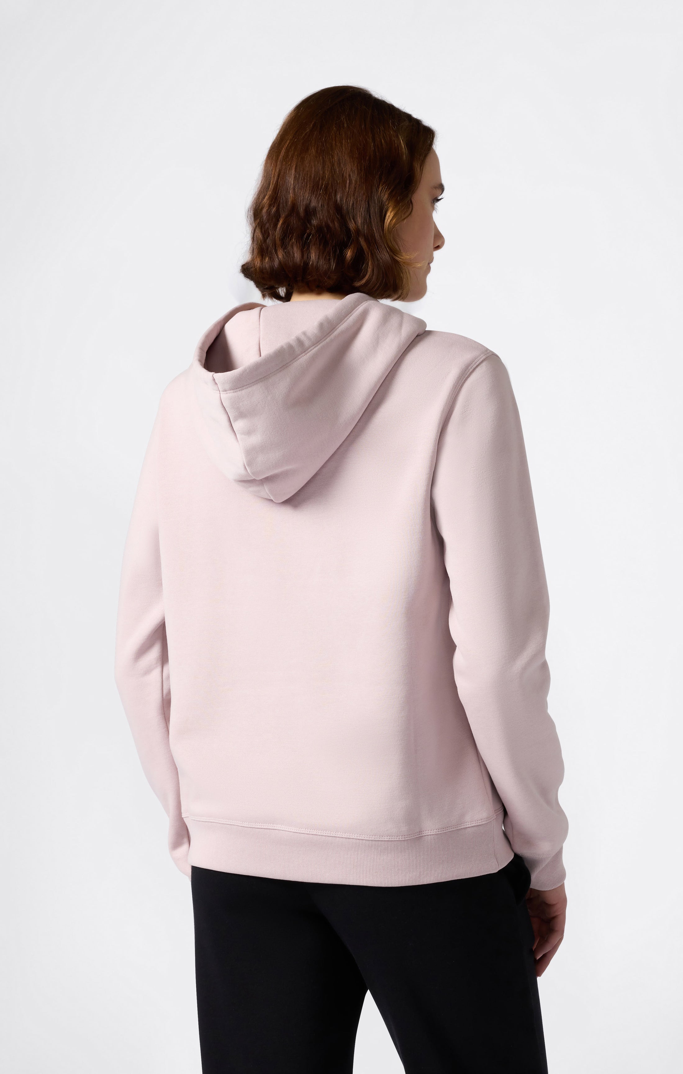 Kapuzenpullover Mit Angerautem Innenmaterial Und Kleinem Gesticktem Logo Icons Damen
