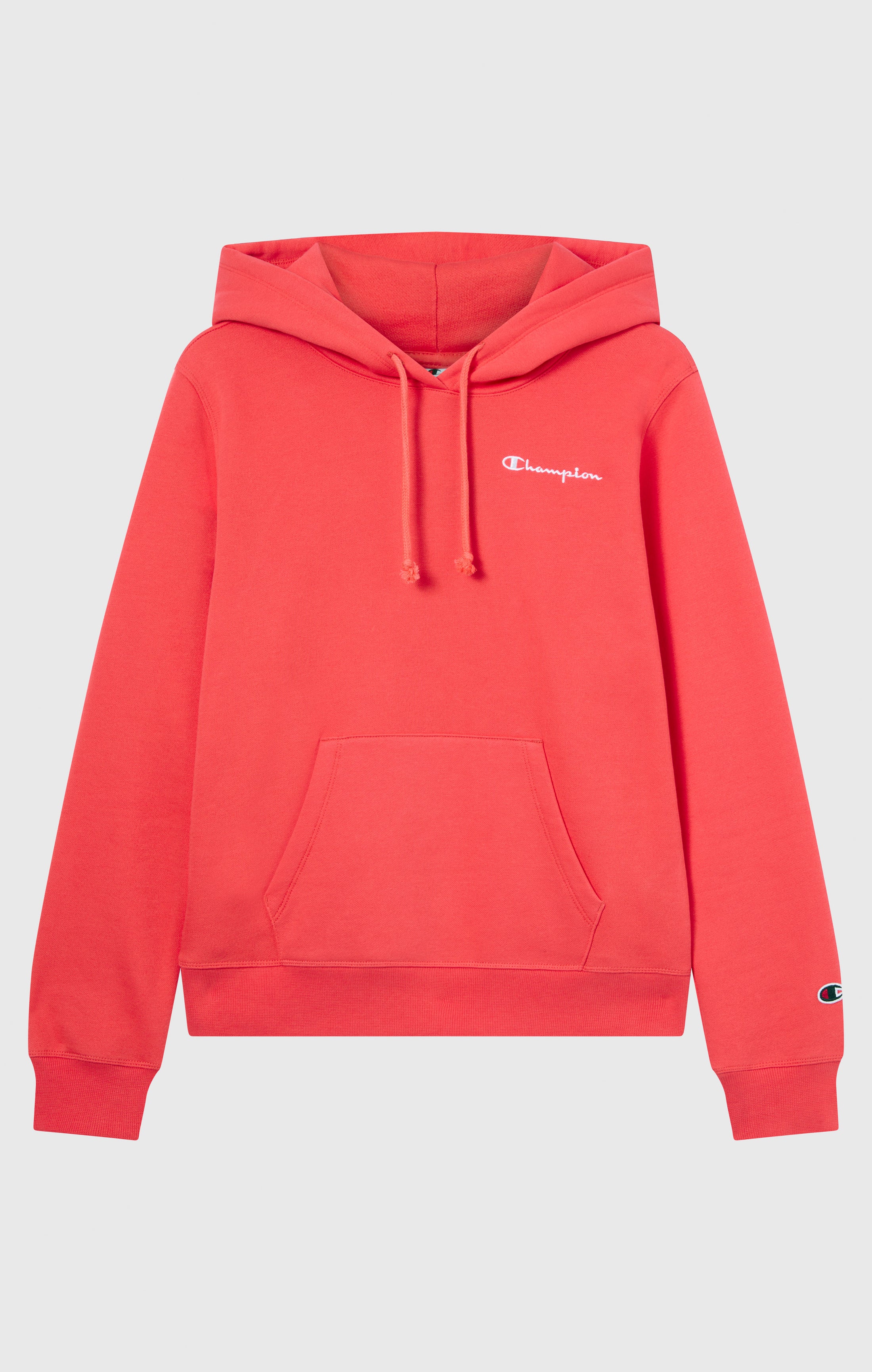 Women’s Fleece Hoodie with Small Embroidered Logo Icons