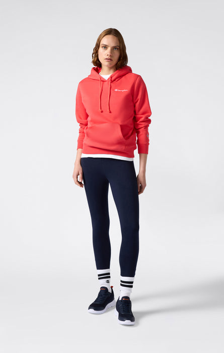 Women’s Fleece Hoodie with Small Embroidered Logo Icons