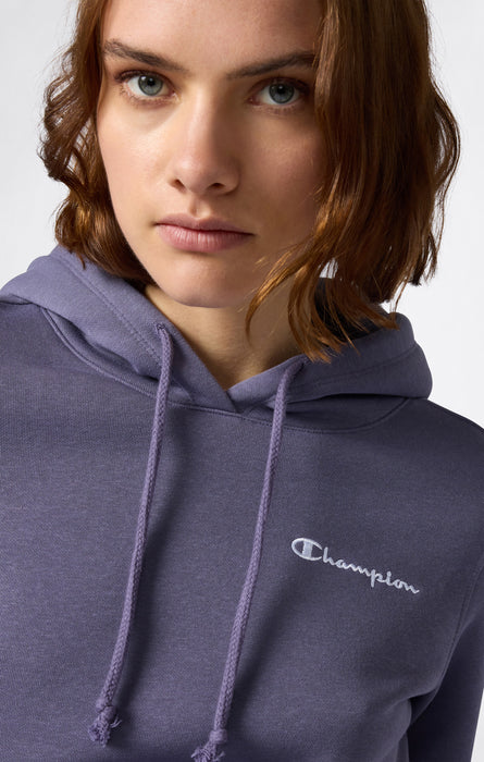 Women’s Fleece Hoodie with Small Embroidered Logo Icons