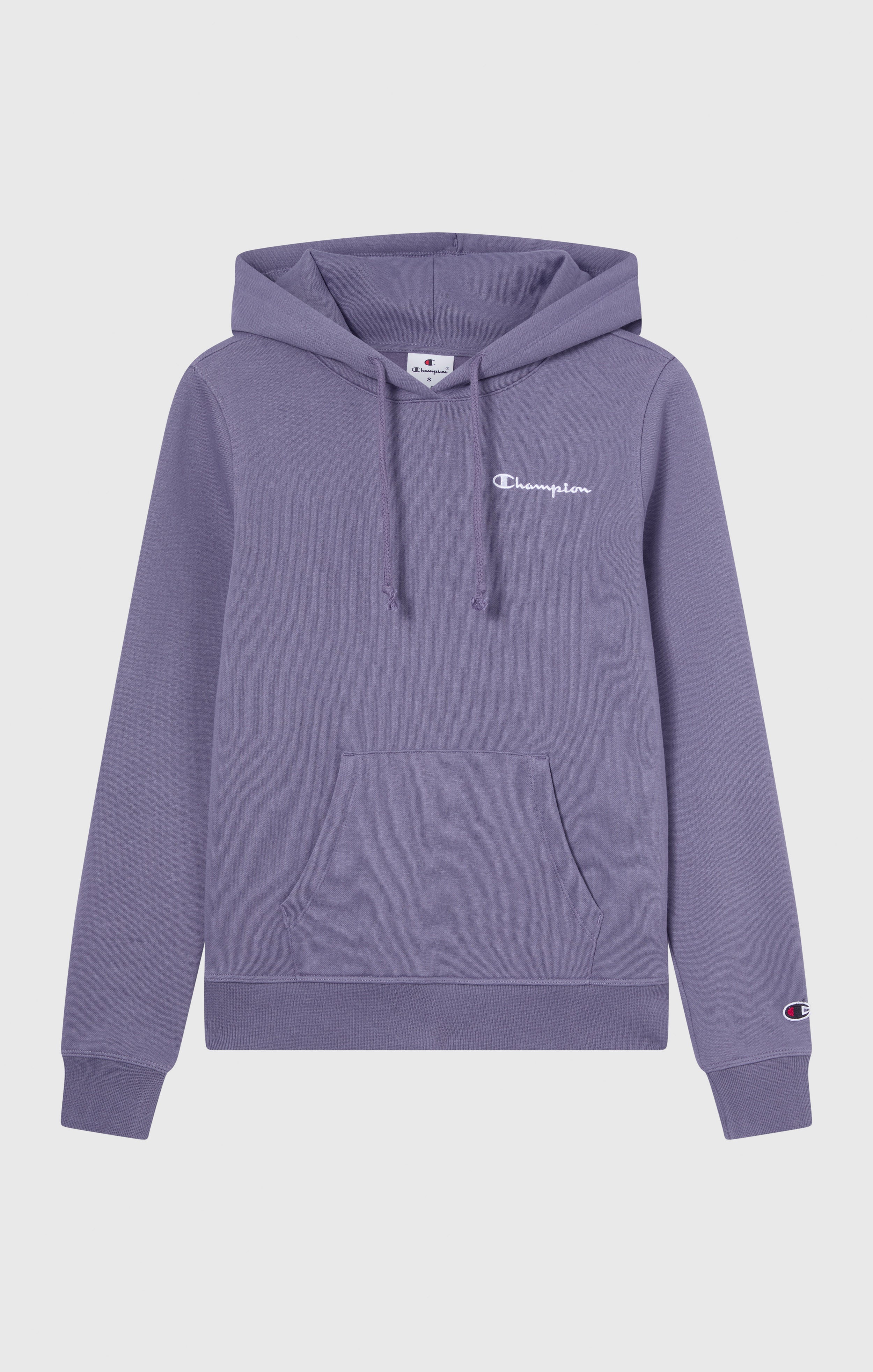 Kapuzenpullover Mit Angerautem Innenmaterial Und Kleinem Gesticktem Logo Icons Damen