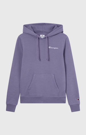 Women’s Fleece Hoodie with Small Embroidered Logo Icons