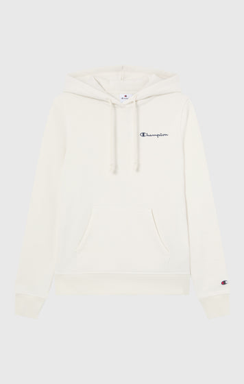 Felpa Con Cappuccio Interno Felpato Con Piccolo Logo Ricamato Icons Da Donna