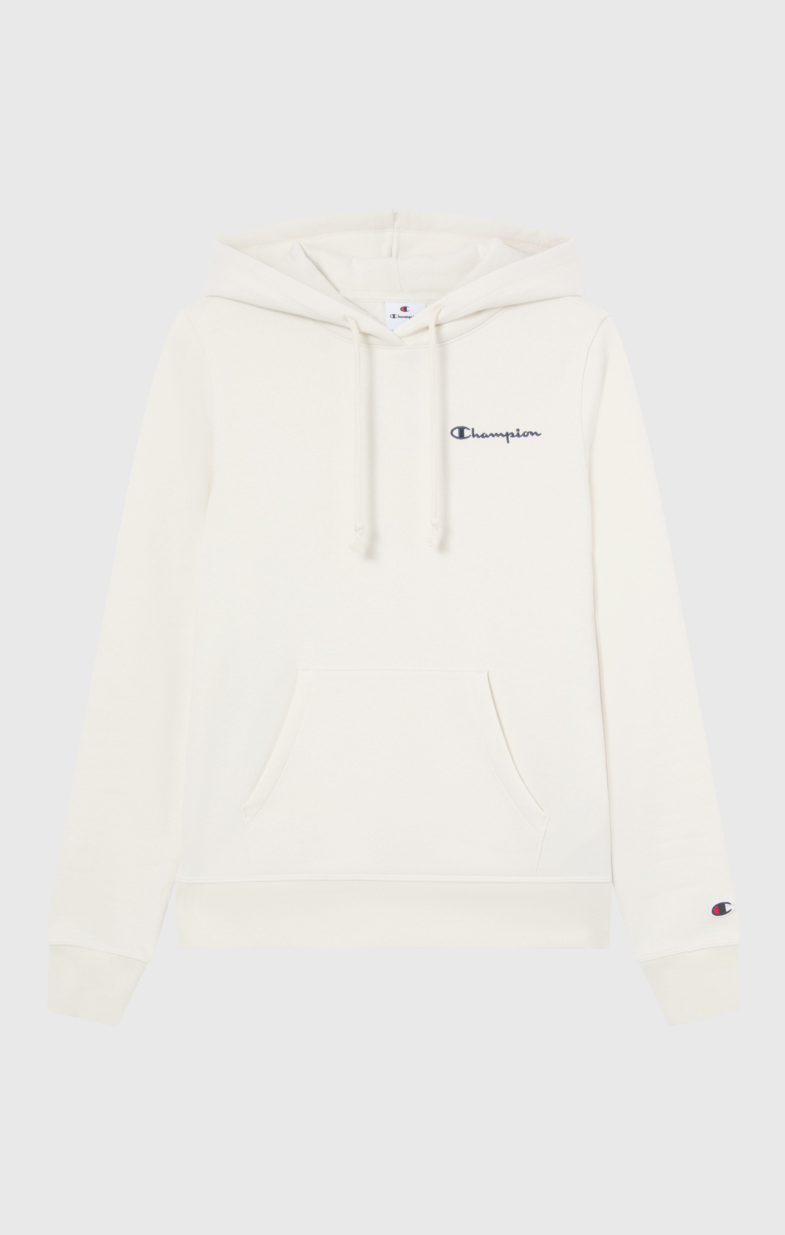 Felpa Con Cappuccio Interno Felpato Con Piccolo Logo Ricamato Icons Da Donna