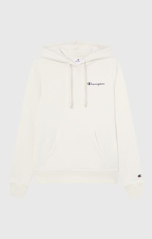 Felpa Con Cappuccio Interno Felpato Con Piccolo Logo Ricamato Icons Da Donna