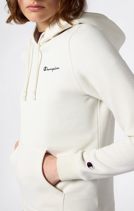 Women’s Fleece Hoodie with Small Embroidered Logo Icons