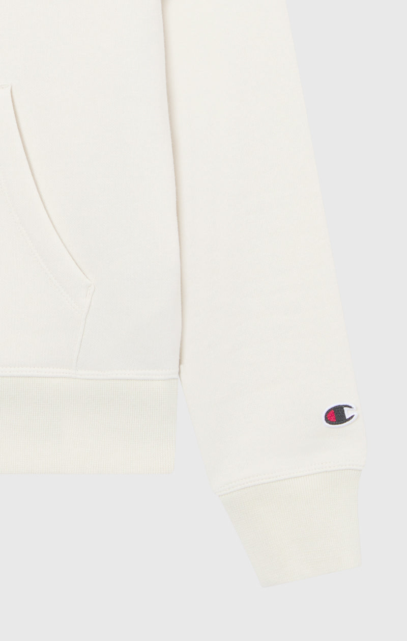 Felpa Con Cappuccio Interno Felpato Con Piccolo Logo Ricamato Icons Da Donna