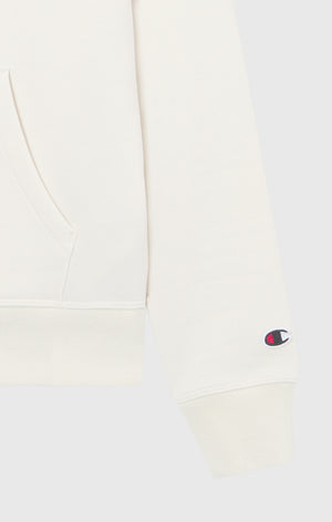 Felpa Con Cappuccio Interno Felpato Con Piccolo Logo Ricamato Icons Da Donna