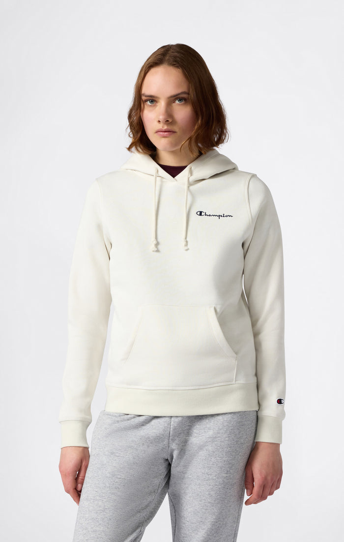 Women’s Fleece Hoodie with Small Embroidered Logo Icons