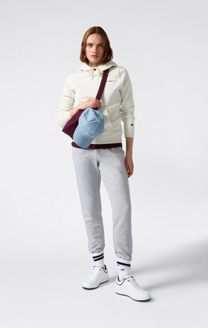 Felpa Con Cappuccio Interno Felpato Con Piccolo Logo Ricamato Icons Da Donna