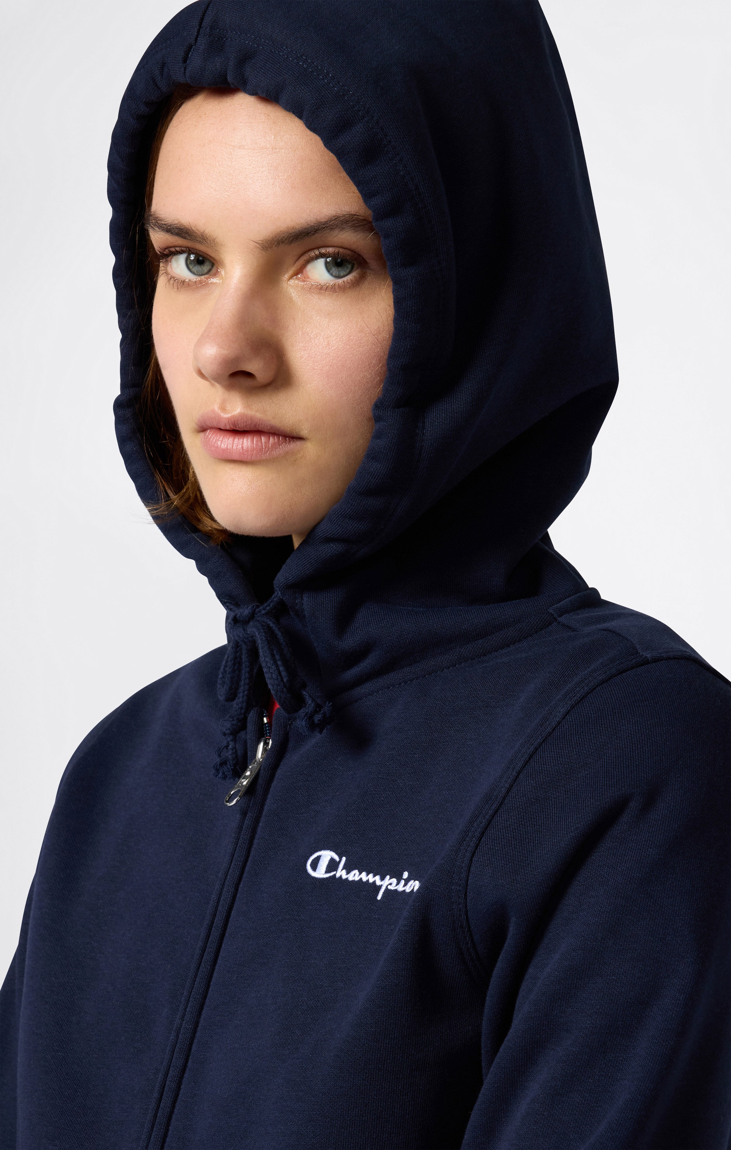 Felpa Con Zip Intera Interno Felpato Icons Da Donna