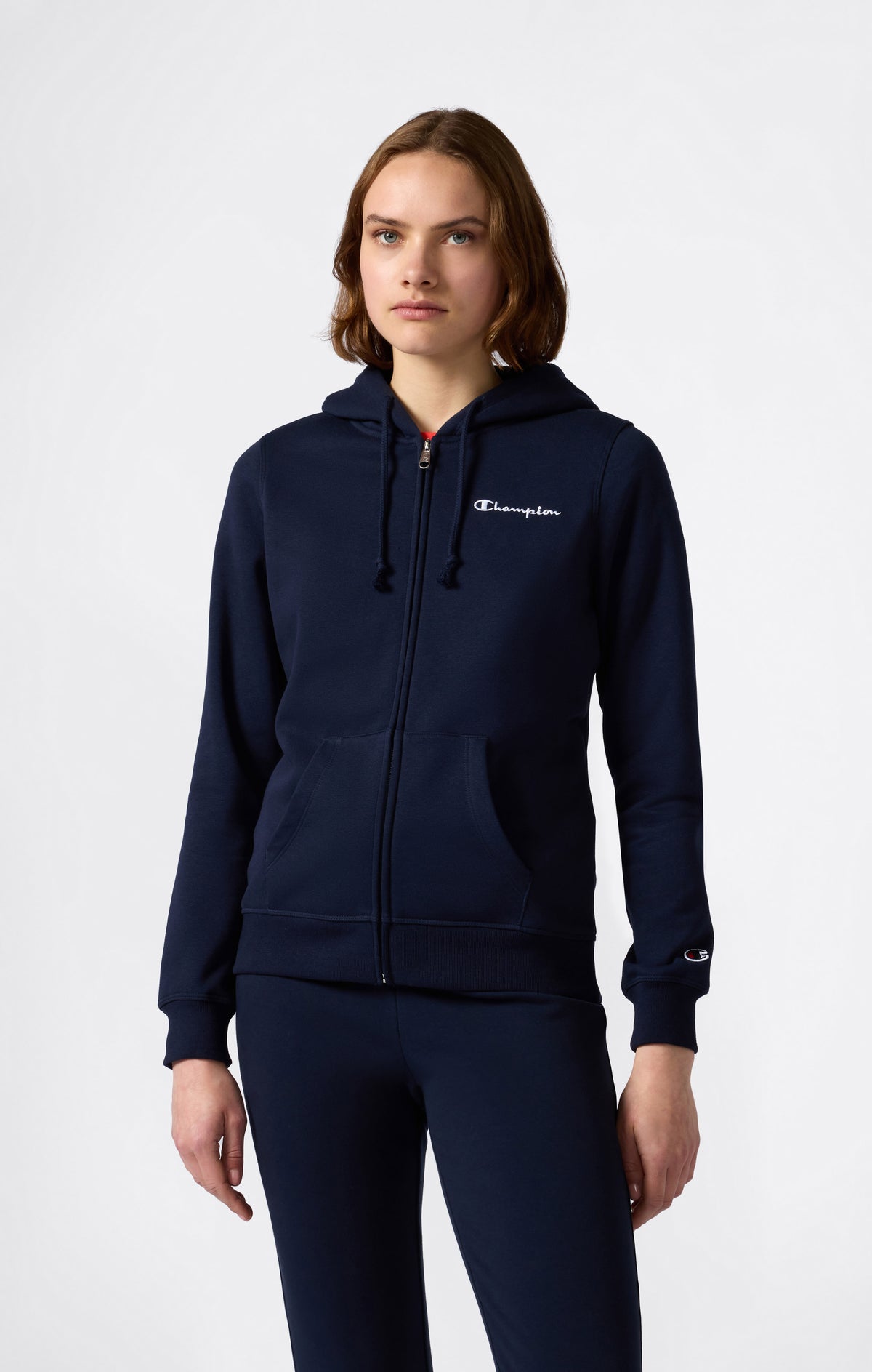Women's Full Zip Fleece Hoodie Icons