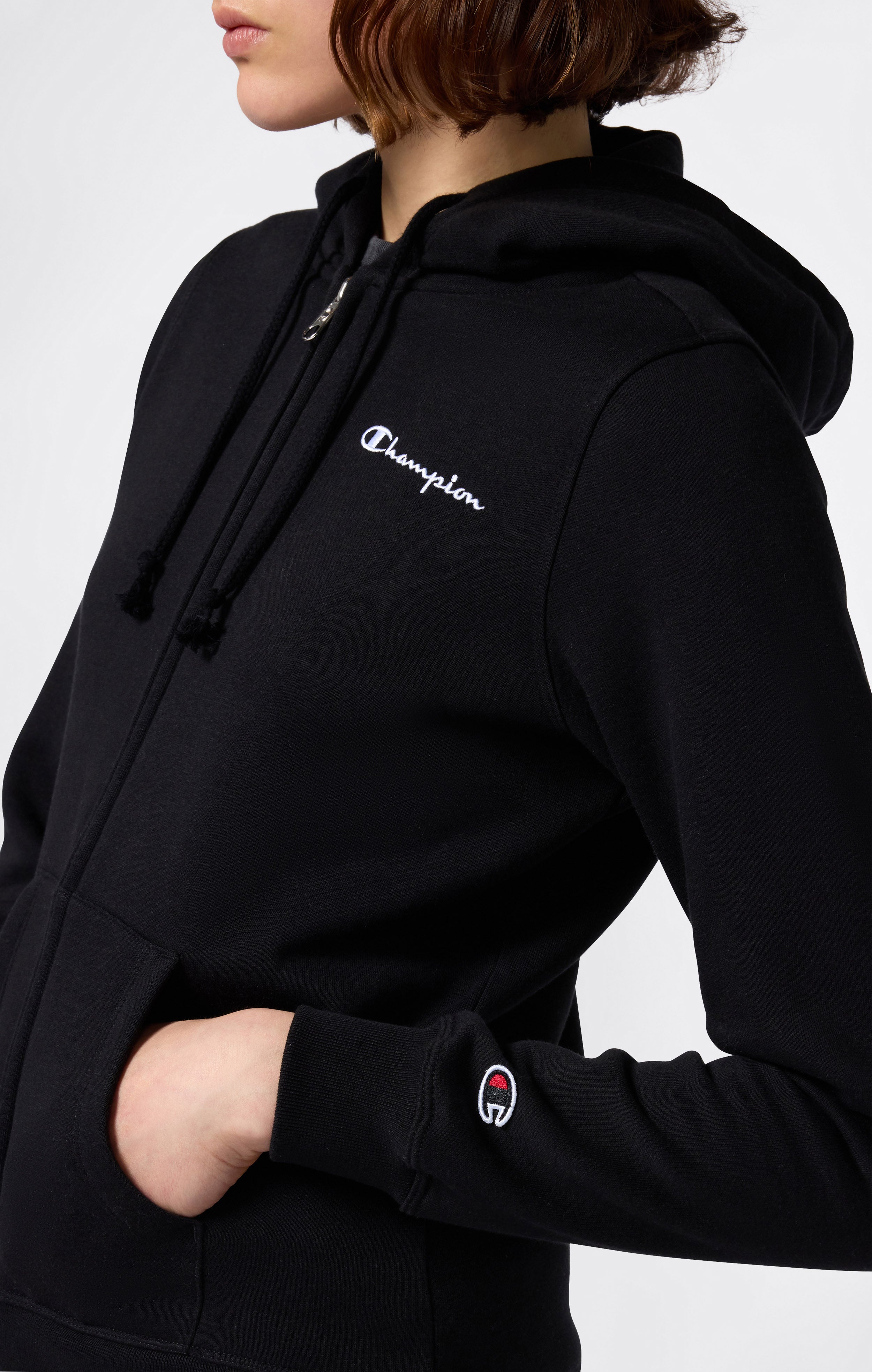 Felpa Con Zip Intera Interno Felpato Icons Da Donna