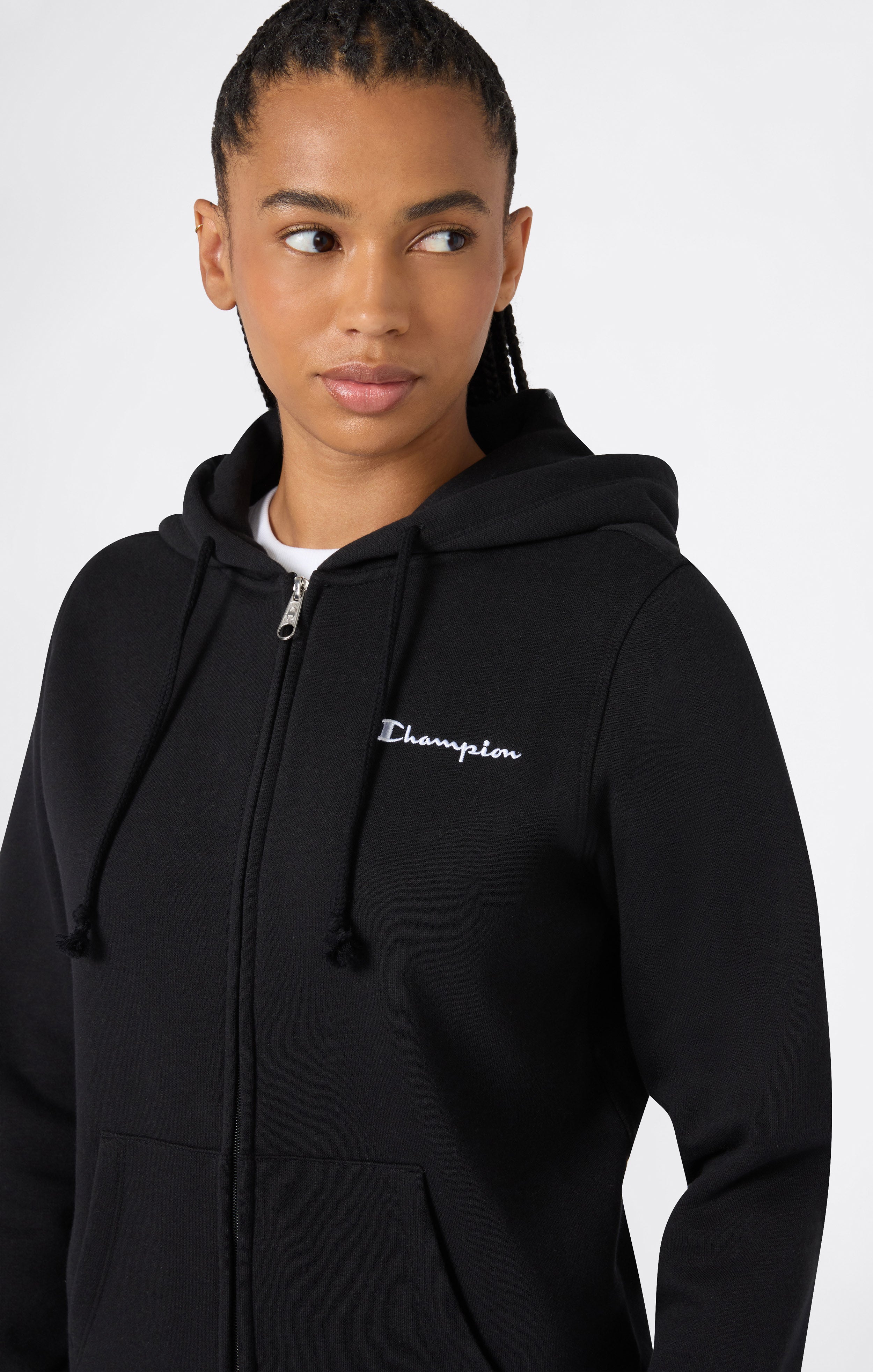 Sweat Zippé Intégral À Intérieur Gratté Icons Pour Femme