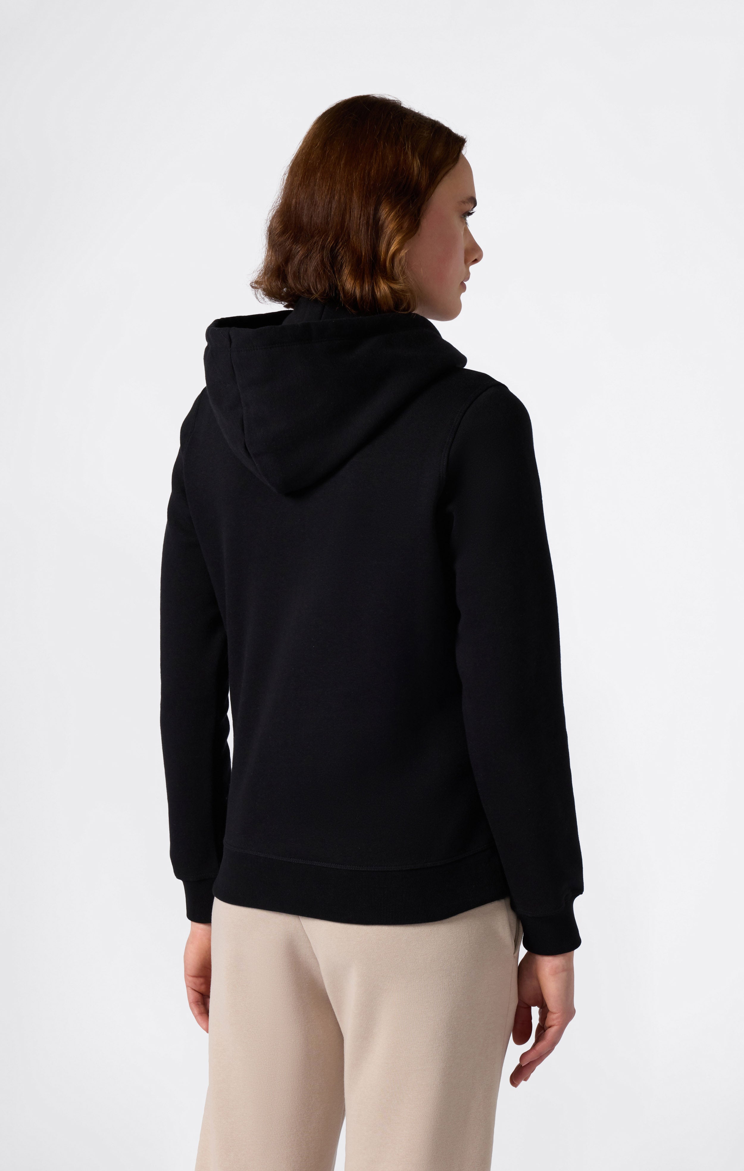 Felpa Con Zip Intera Interno Felpato Icons Da Donna