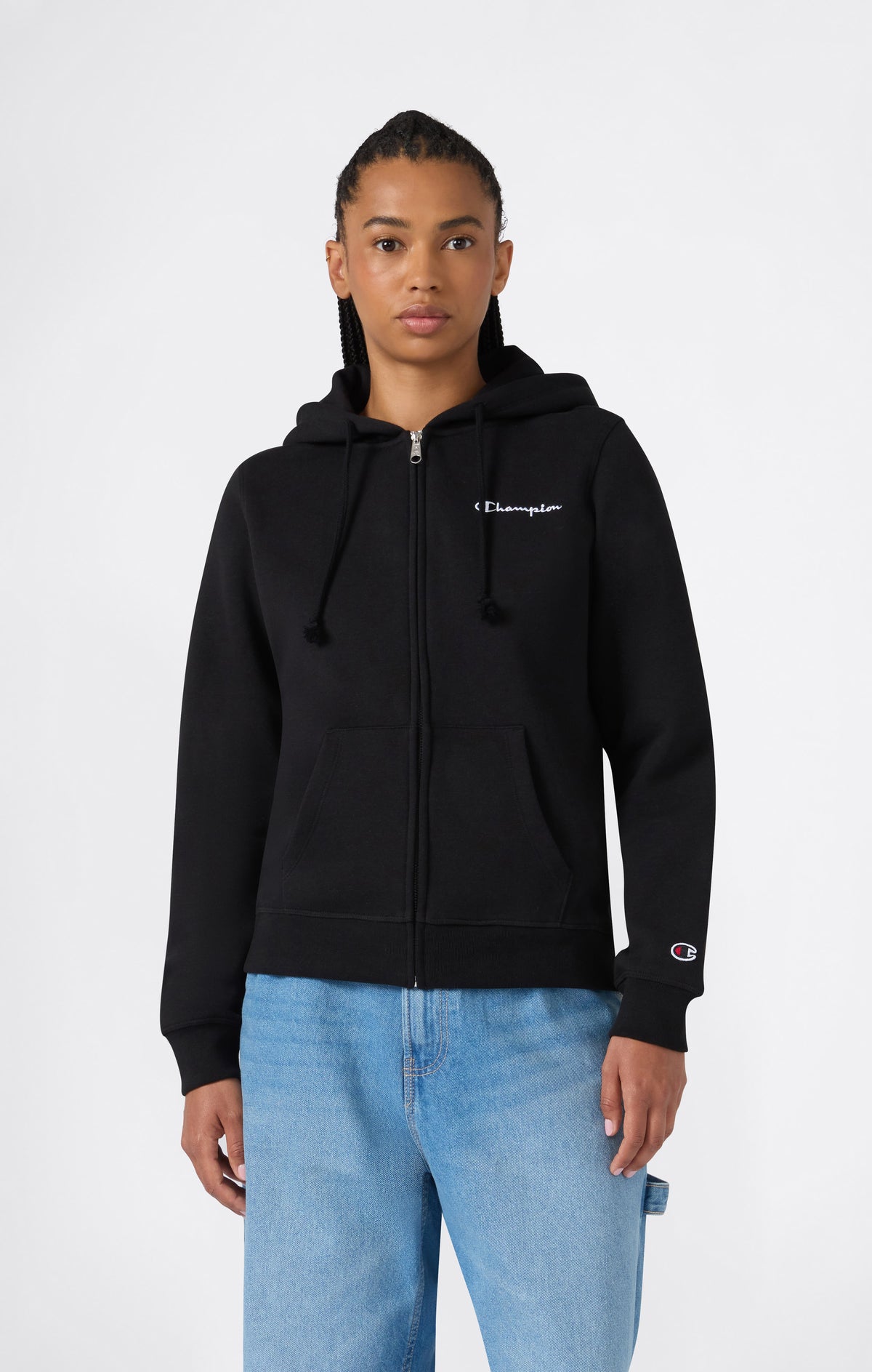 Sweat Zippé Intégral À Intérieur Gratté Icons Pour Femme