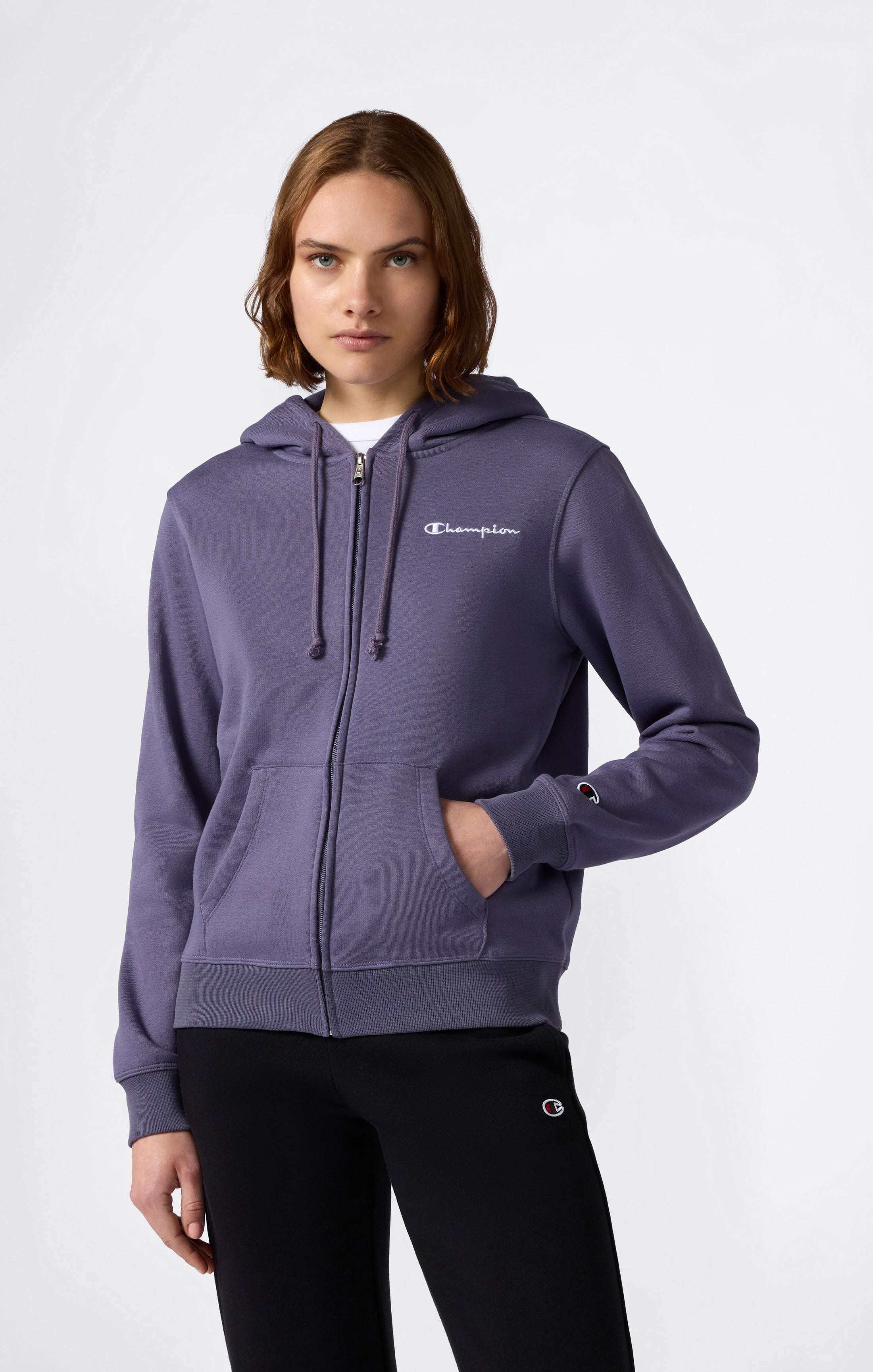 Women's Full Zip Fleece Hoodie Icons