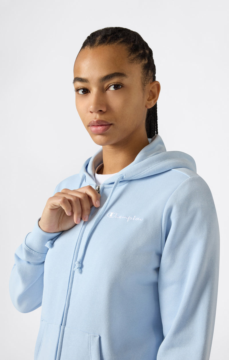 Leichter Damen-Hoodie mit Durchgehendem Reißverschluss Icons