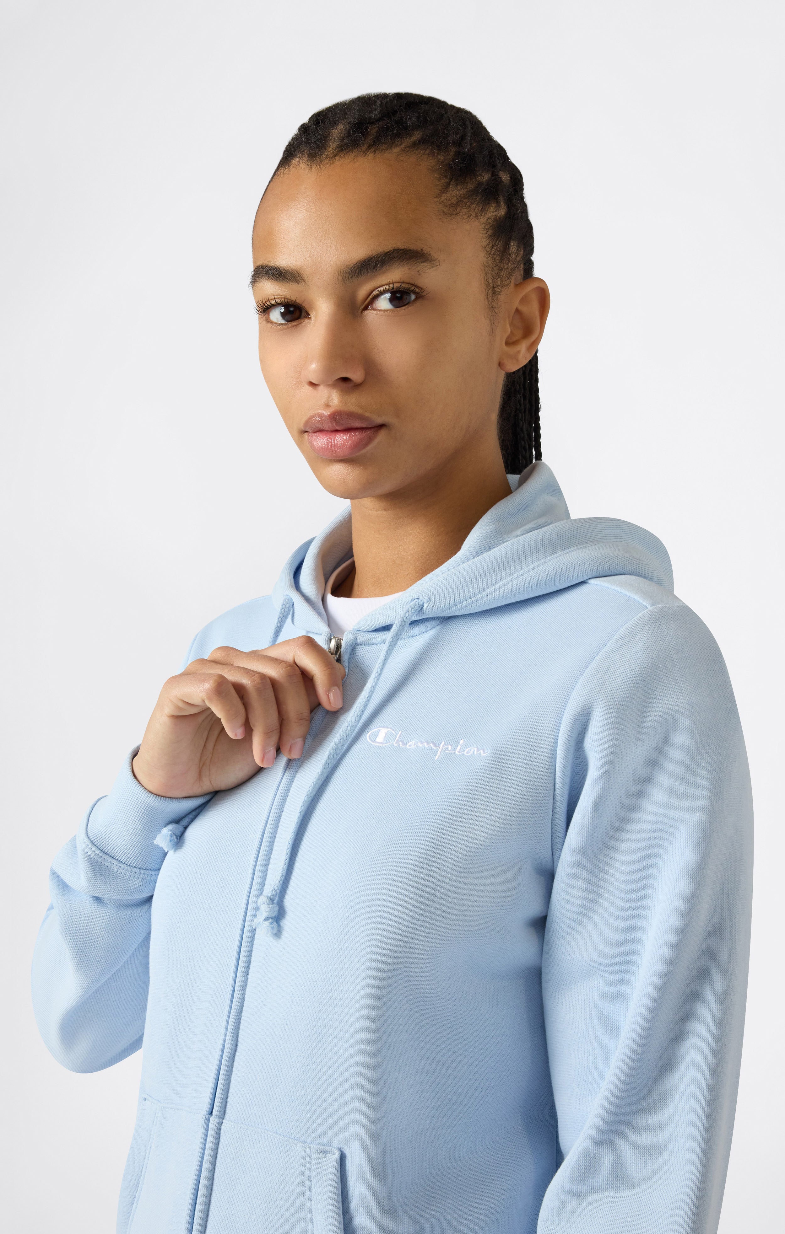 Sudadera Ligera con Capucha y Cremallera Completa para Mujer Icons