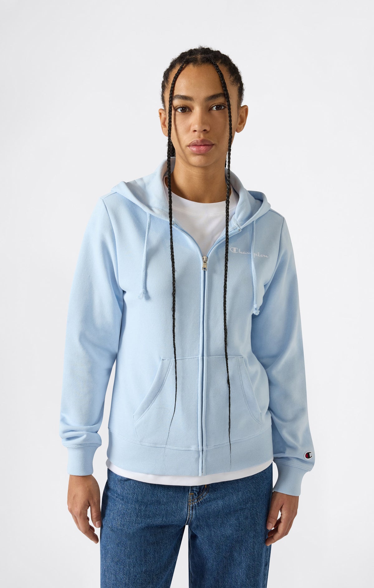 Sudadera Ligera con Capucha y Cremallera Completa para Mujer Icons