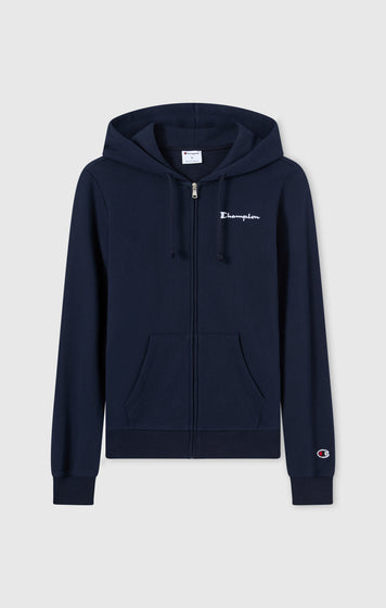 Felpa Leggera con Cappuccio e Zip Intera da Donna Icons