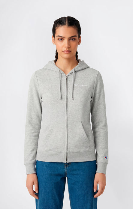 Felpa Leggera con Cappuccio e Zip Intera da Donna Icons