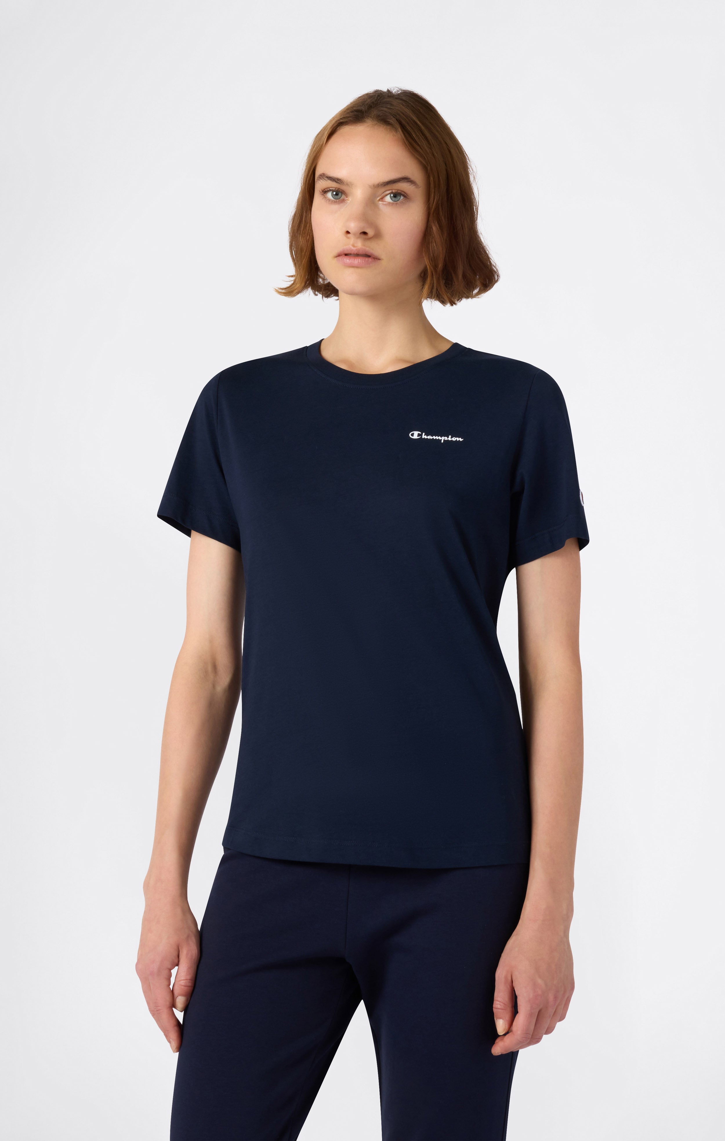 T-Shirt Femme Petit Logo Script Icons