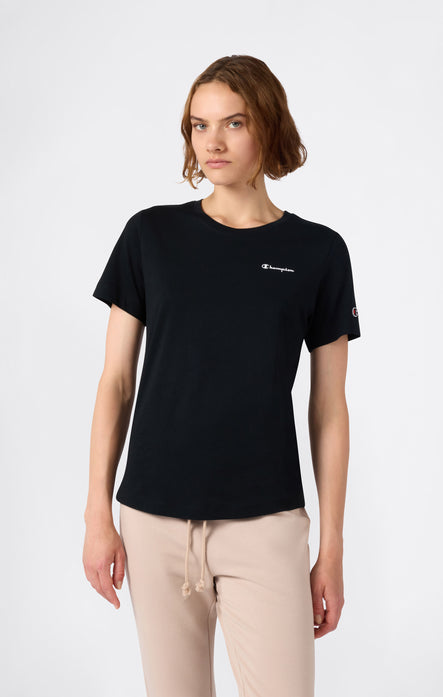 T-Shirt Donna Piccolo Logo Script Icons