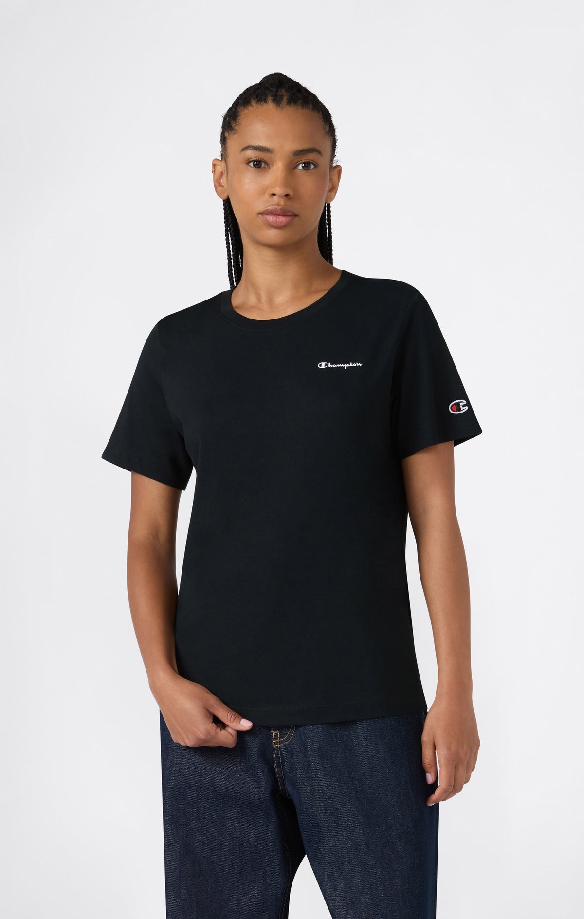 Women's Small Script Logo T-Shirt Icons