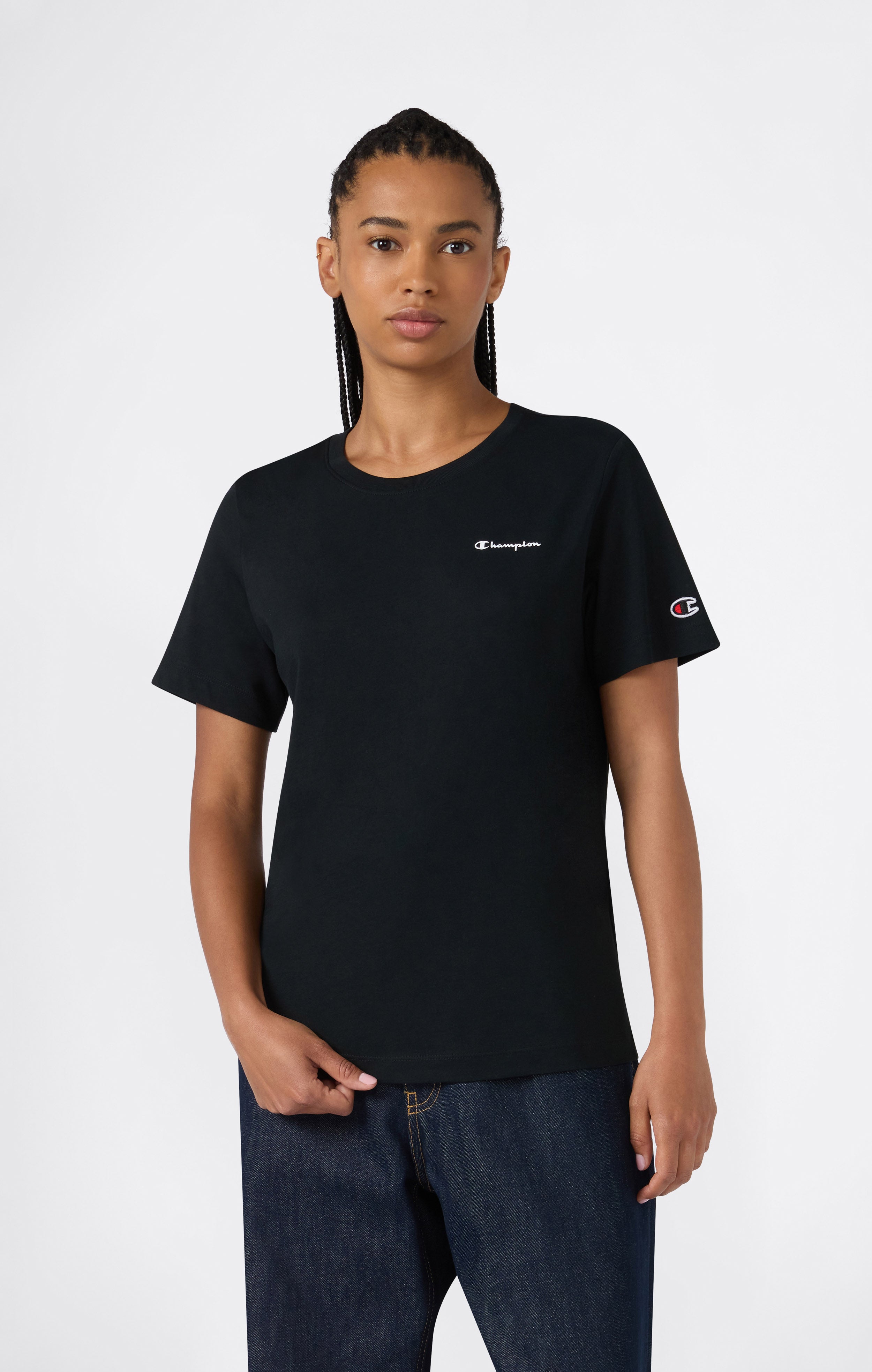 Women's Small Script Logo T-Shirt Icons