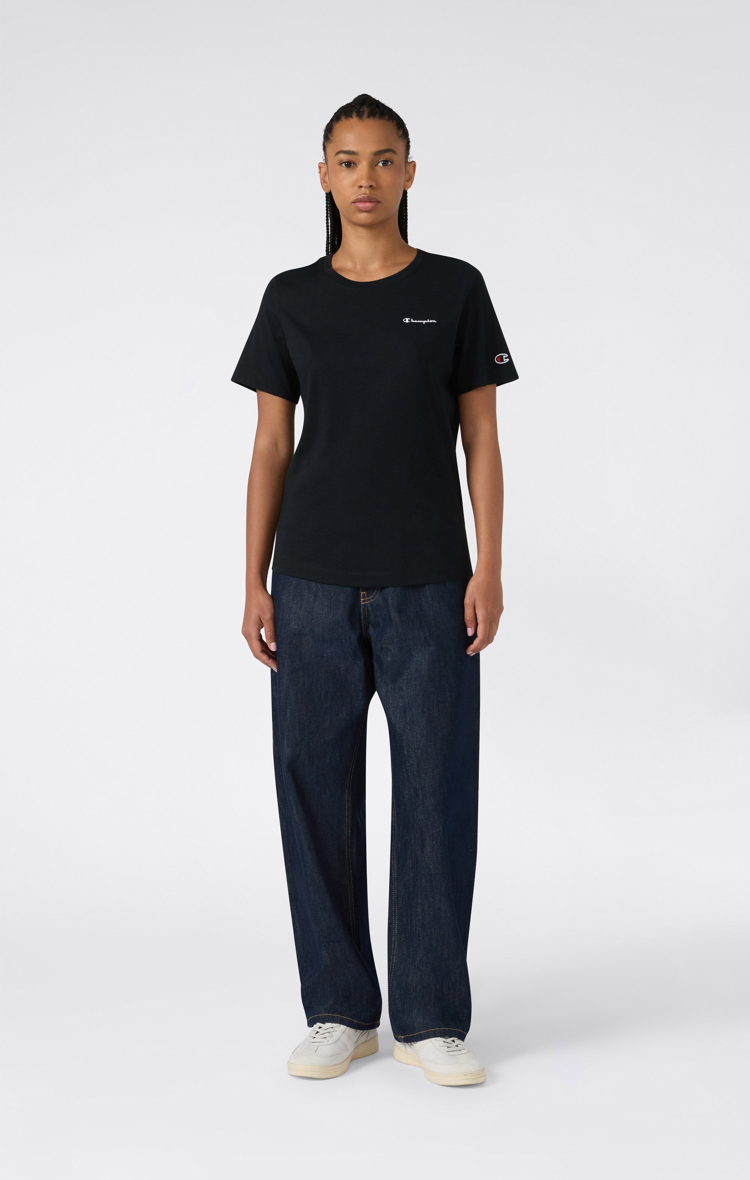 Women's Small Script Logo T-Shirt Icons