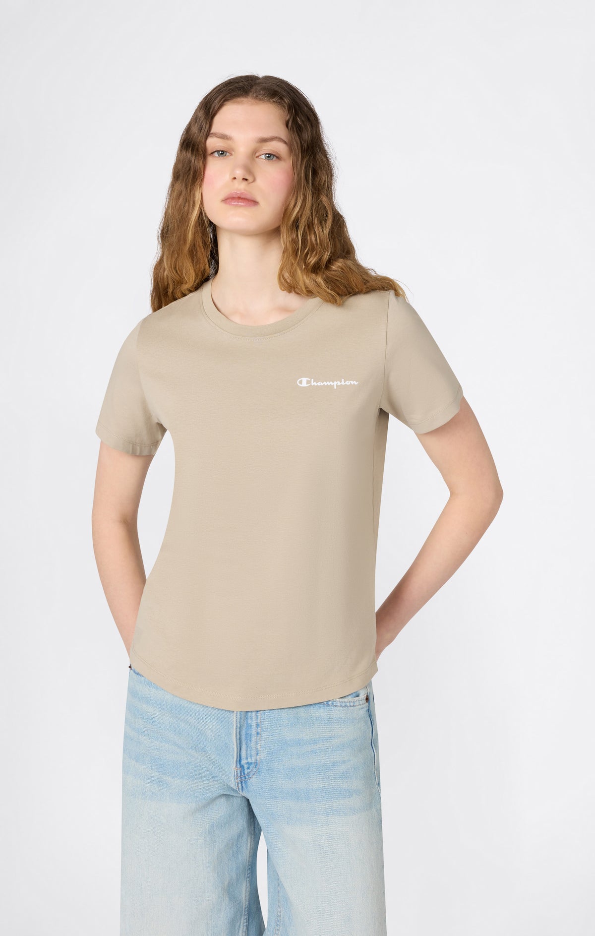 Women's Small Script Logo T-Shirt Icons