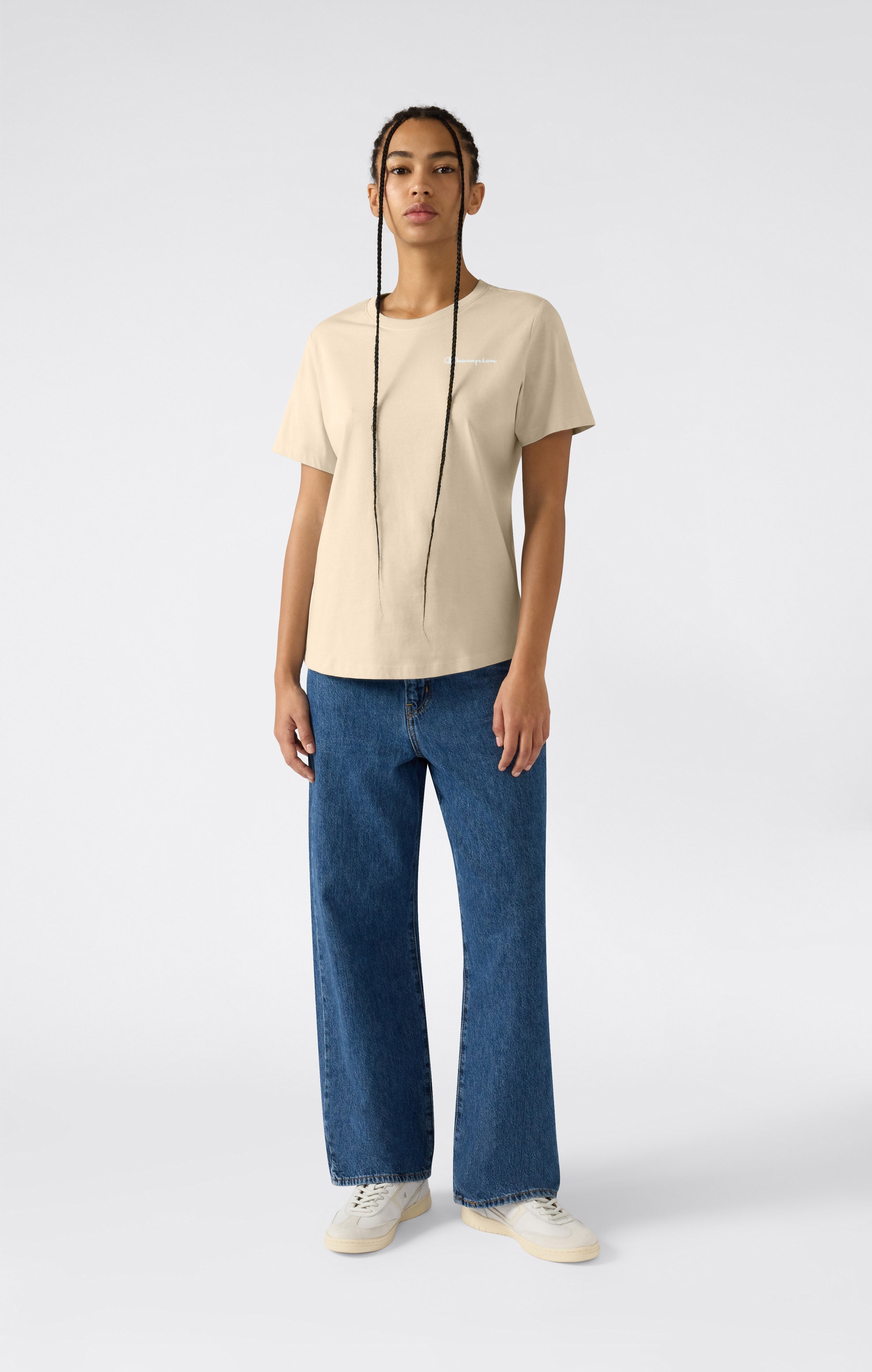 T-Shirt Donna Piccolo Logo Script Icons