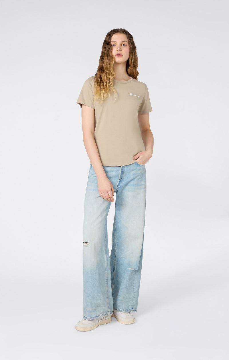 Women's Small Script Logo T-Shirt Icons