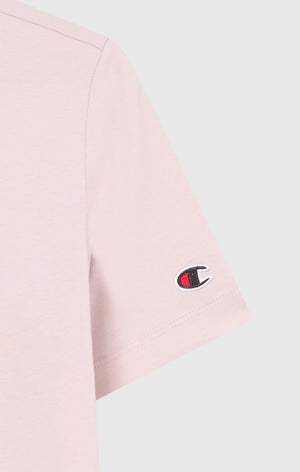 Damen T-Shirt Mit Kleinem Script Logo Icons