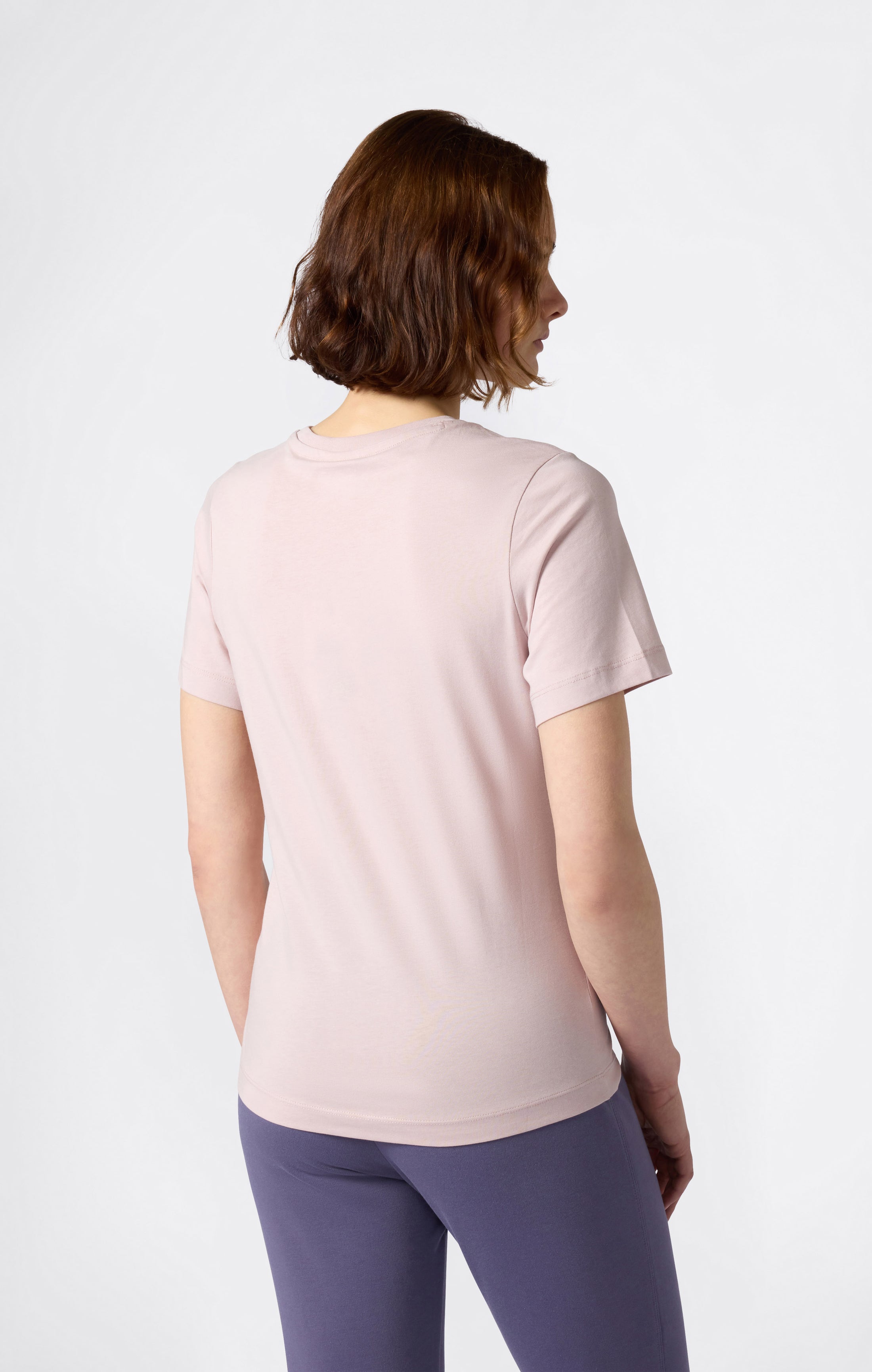 Damen T-Shirt Mit Kleinem Script Logo Icons