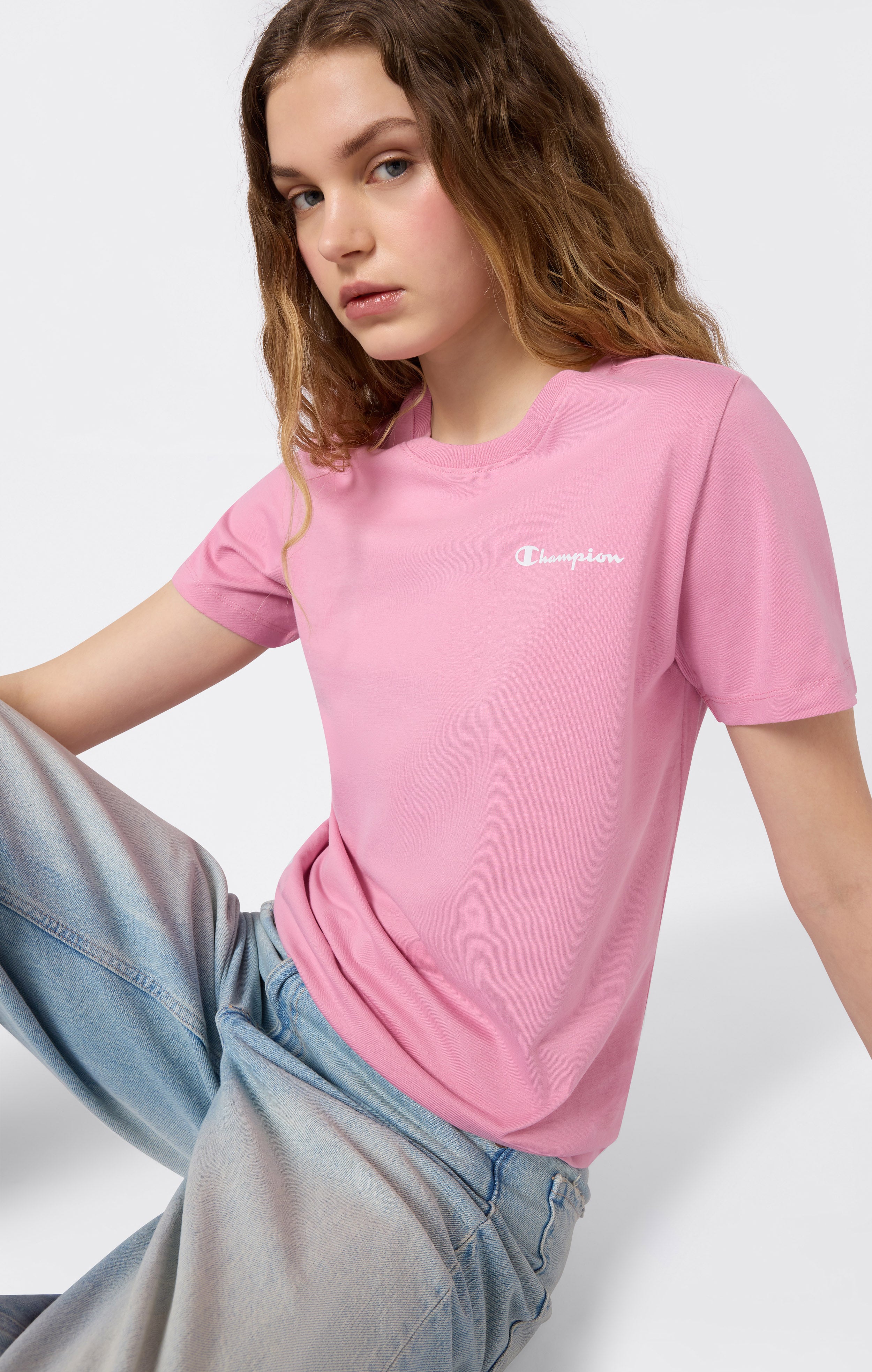 Women's Small Script Logo T-Shirt Icons