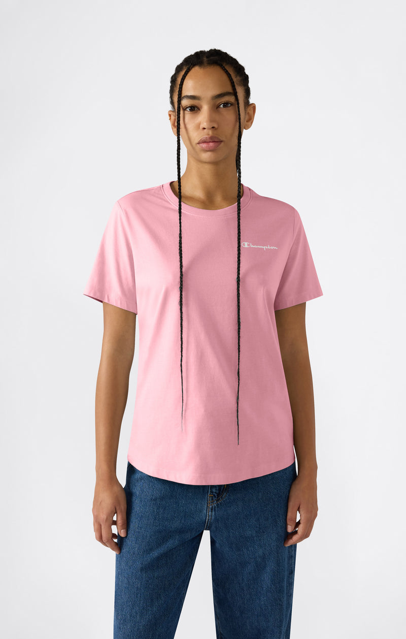 T-Shirt Donna Piccolo Logo Script Icons