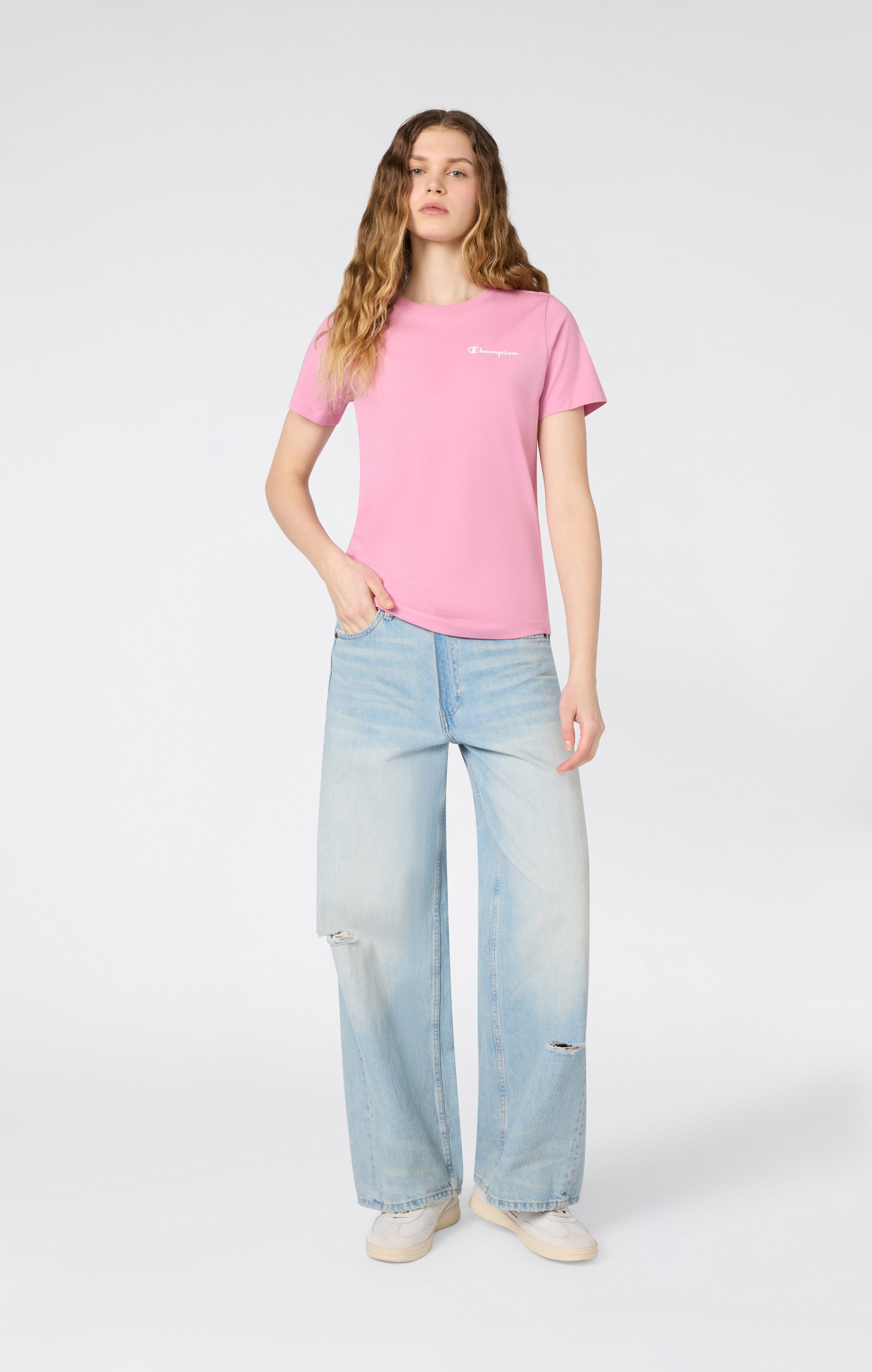 Women's Small Script Logo T-Shirt Icons