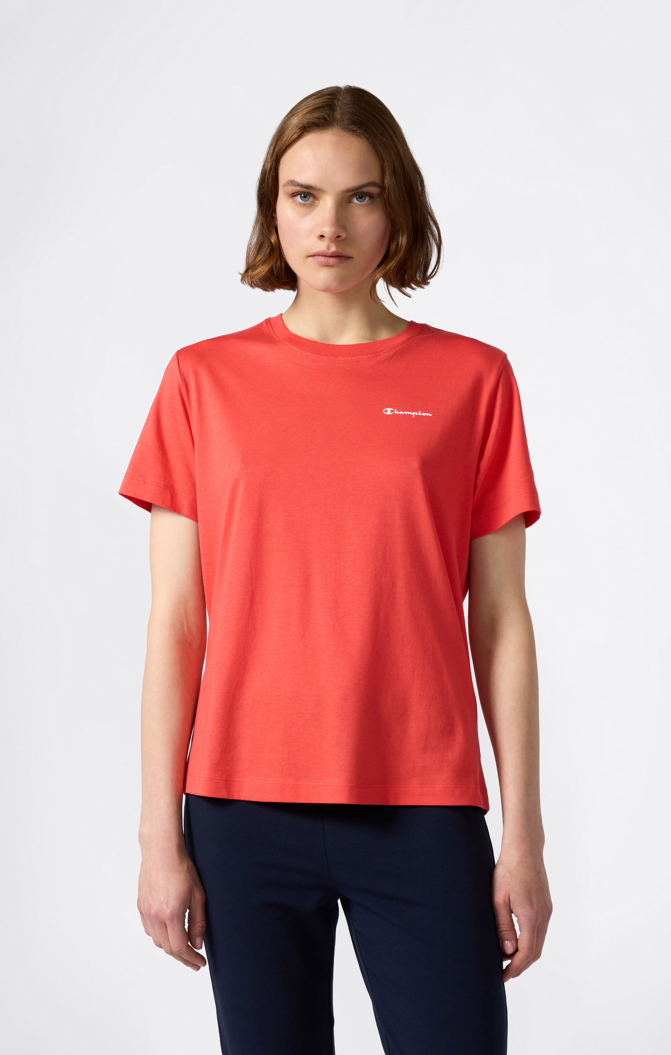T-Shirt Donna Piccolo Logo Script Icons
