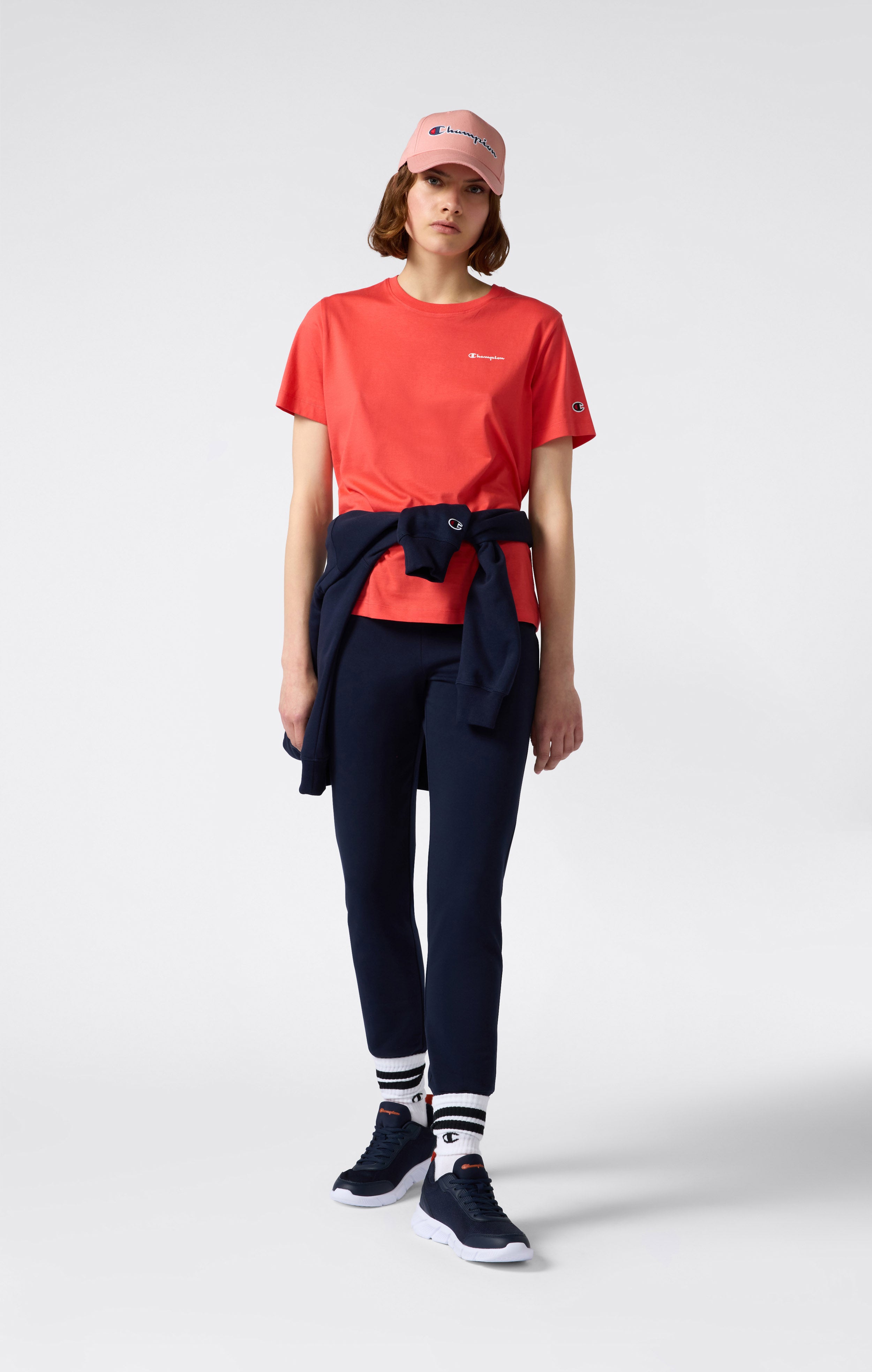 Women's Small Script Logo T-Shirt Icons