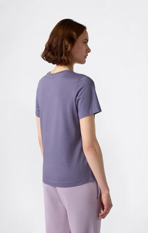 T-Shirt Donna Piccolo Logo Script Icons