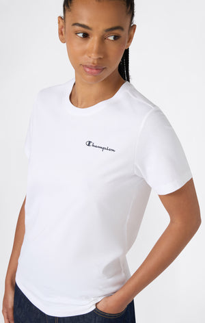 Women's Small Script Logo T-Shirt Icons